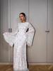 2025 Spring Elegant Floral Long Sleeve Dress for Women - Soft, Sweet, and Comfortable