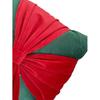Christmas Bow Cushion (Pack of 1, 16x16 Inch), Throw Pillow Cushion for Christmas, Christmas Decoration, Christmas Gift