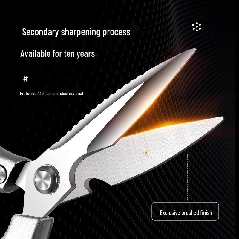 Yangjiang SK5 Stainless Steel Kitchen Scissors - Powerful Chicken Bone Scissors.