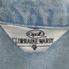 LORRAINE WARDY 80s 90s Made In USA Old Bijoux Denim Jacket S Jeans Women Used