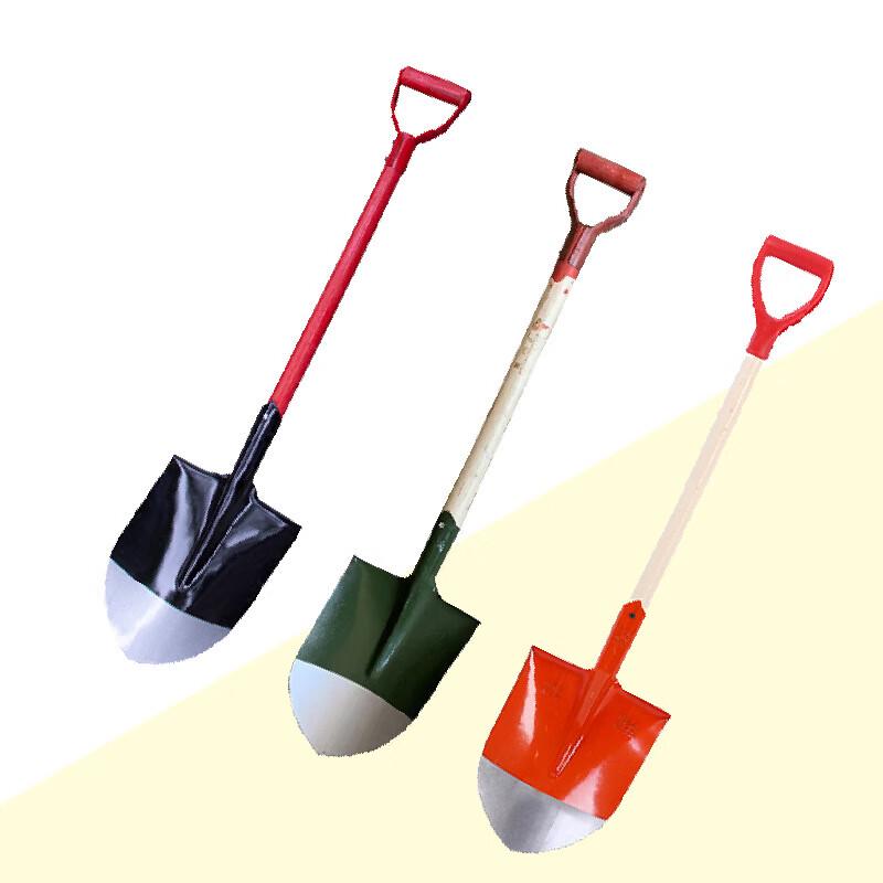 Jidi Zhiguang Red Handle Fire & Engineer's Shovel