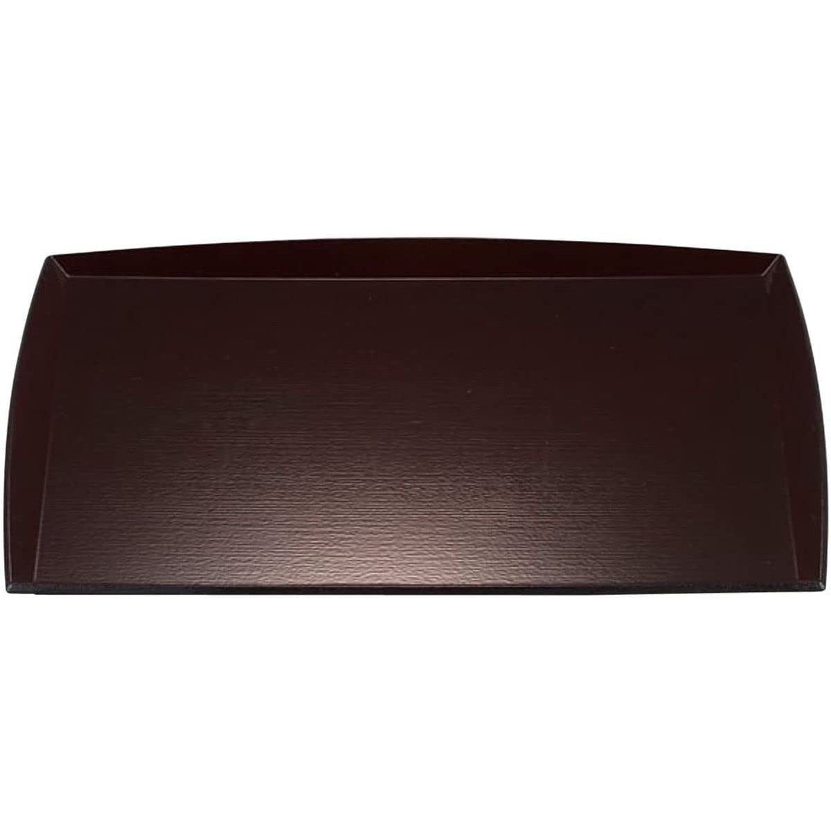 

J-Kitchens 3-Shaku High-Rimmed Watarase Long Rectangular Wood Grain Tray, Shintame SL (approx. 39.4 x 28.4 x 2cm), Made in Japan
