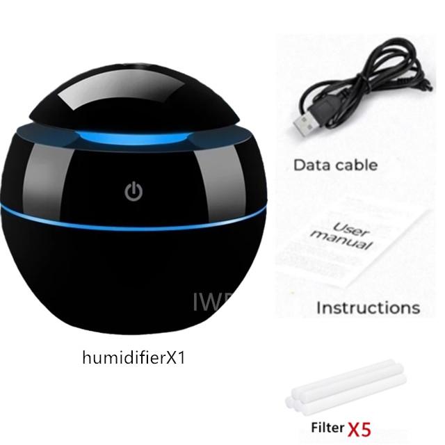 130ml Mini Portable Ultrasonic Air Humidifer Aroma Essential Oil Diffuser Usb Mist Maker Humidifiers For Home Table Mist Maker