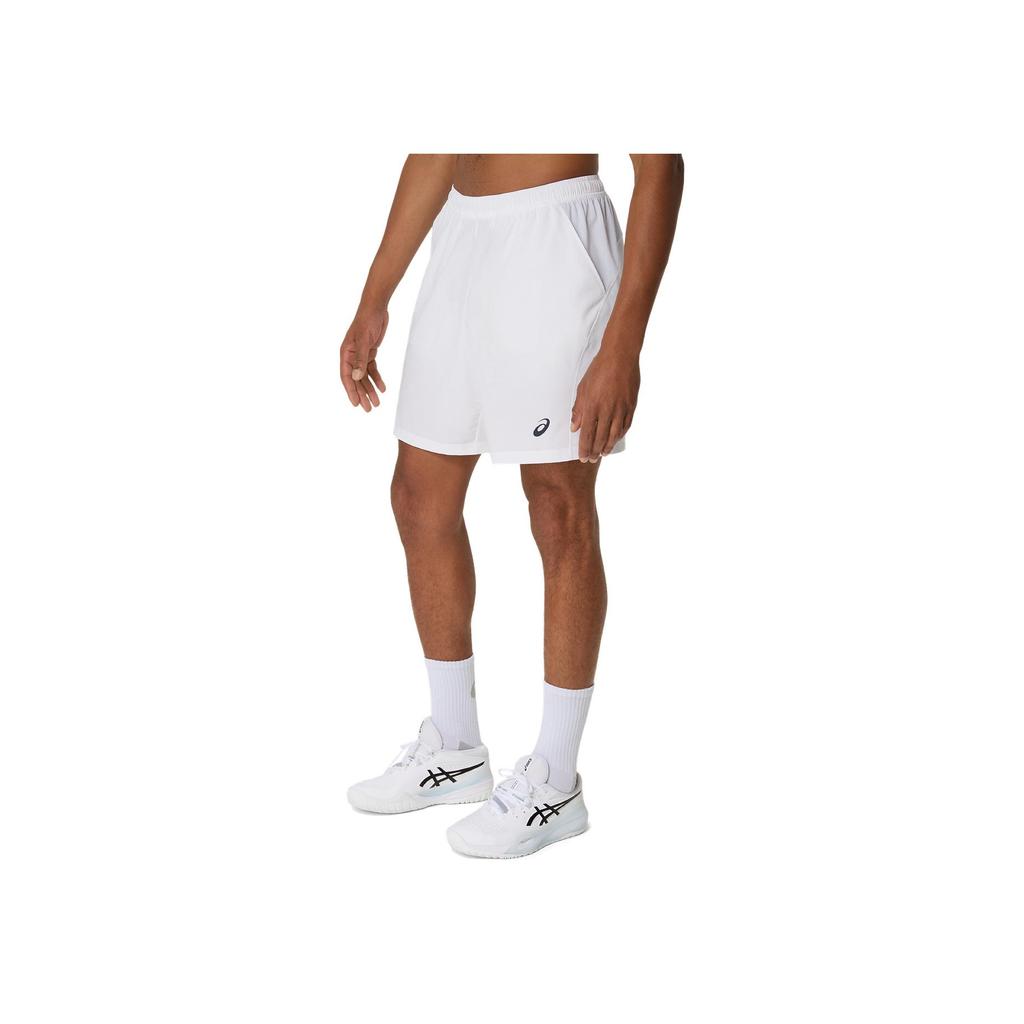 New Asics Sports Shorts Men's White 2041A343-100