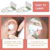 20pcs Baby Bath Ear Cover Waterproof Baby Ear Stickers One Time Ear Patch Newborn Ear Protection for Swimming Showering