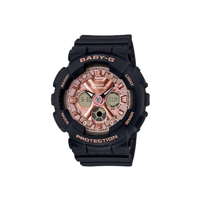 Casio Baby-G Quartz Movement Resin Strap Watch Women watches Pink BA-130-1A4 Regular Watch Box