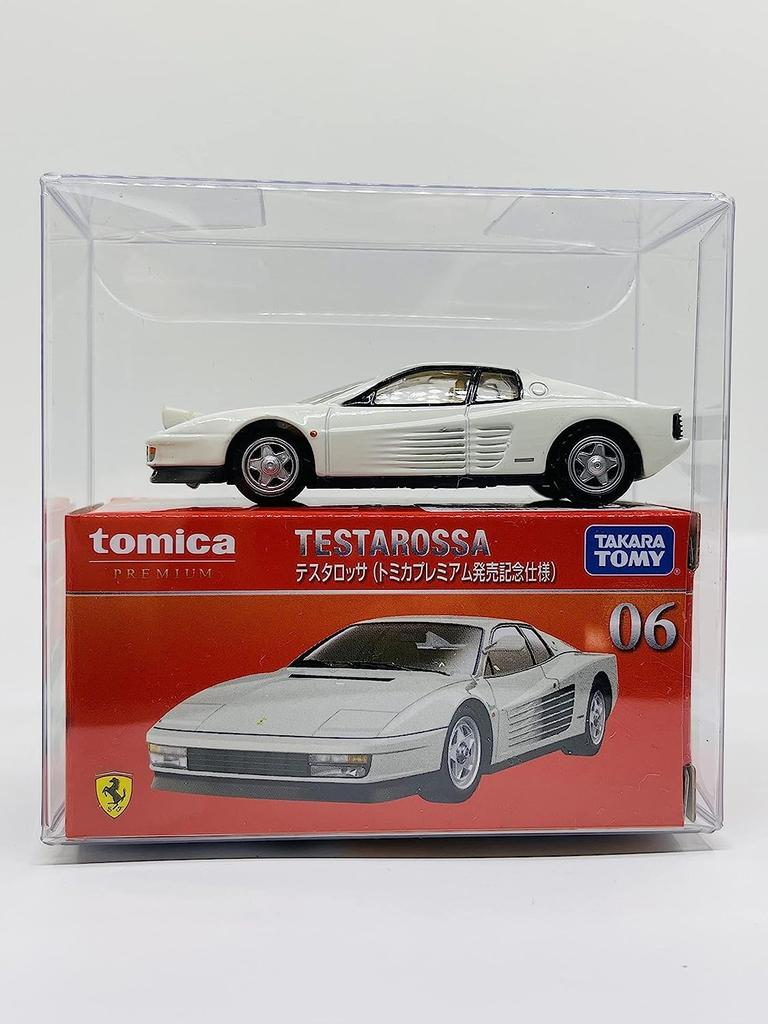 Premium Tomica Clear Fits 2 Compatible with Tomica 50th Anniversary Display Case 2-Tier Case, Tomicas, Models, (15 Cases) AS-CKS-MD15