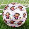 Gabby’s Dollhouse Theme Size 5 Soccer Ball, Suitable for Both Indoor and Outdoor Matches, a Gift Suitable for Everyone.