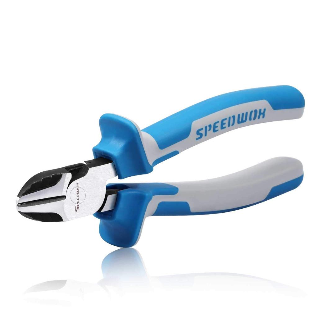 SPEEDWOX Eccentric High Wire Carbide Work Tools Heavy-duty Nippers, Nippers, Power, Strong, Cutter, Standard, 35% Sharper, Blade, CR-NI Steel,
