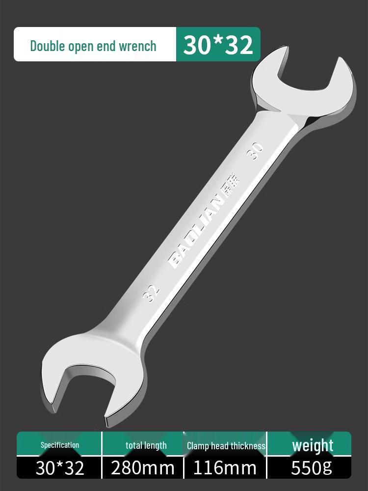 Doppelkopf-Maulschlüssel-Set - Polierte Oberfläche, Kleines Werkzeugset für Zuhause, 8-10mm Steckschlüssel-Helfer