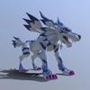 11cm/4.33in Anime Digimon Adventure Figure Garurumon Action Figures Pvc Statue Desktop Ornamen Collection Model Toys Gifts