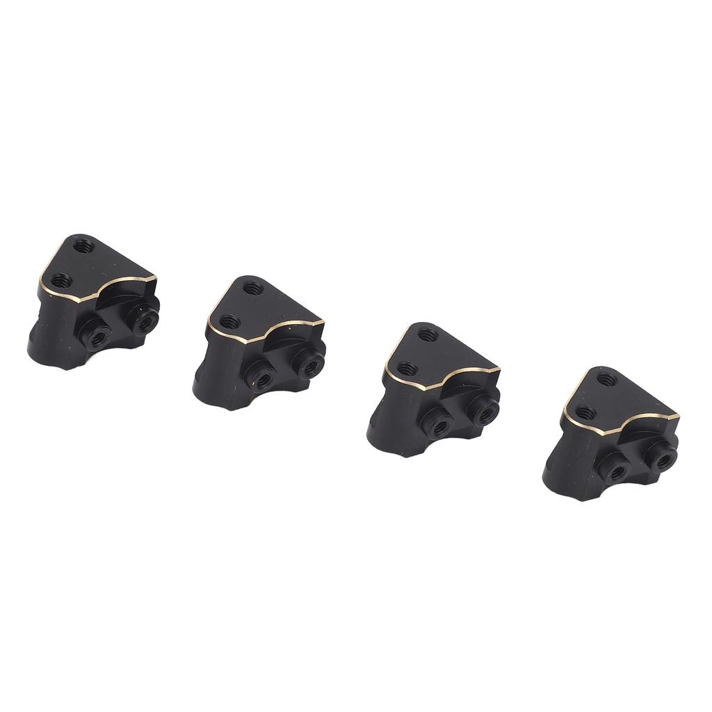 4pcs RC Crawler Link Mount Black Coating Increase Front Rear Axle Weights Brass Axle Link Rod Mount 