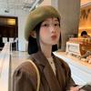 Warm Beret Comfortable For Women Fashionable Cotton Hat In Black Blue And More