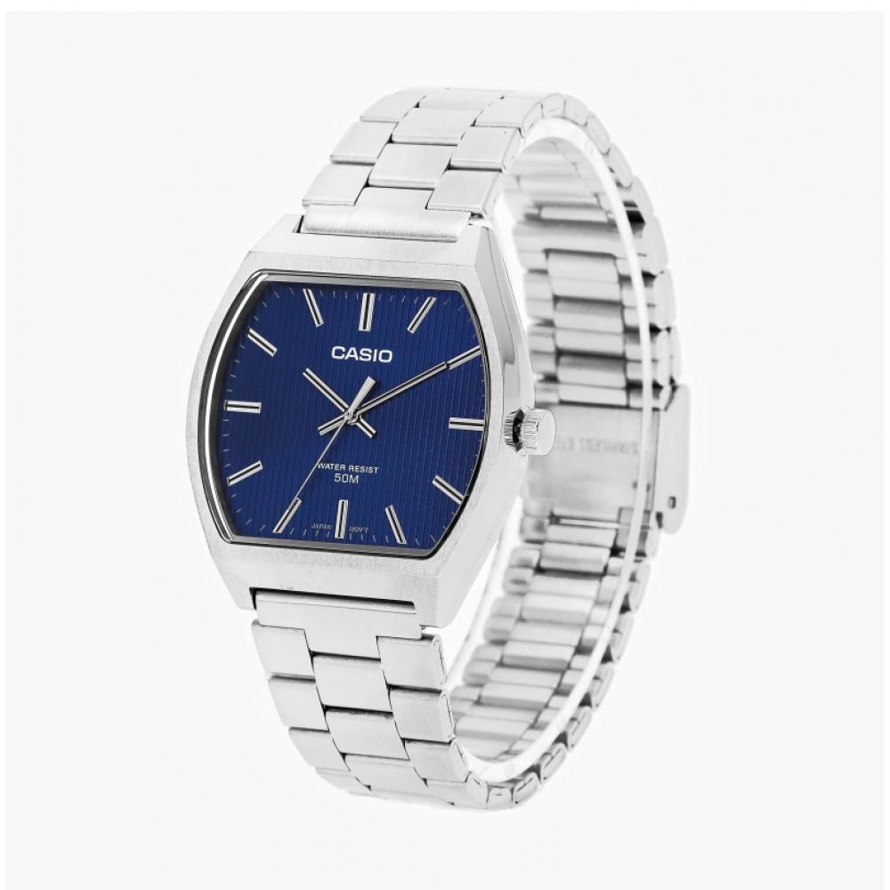 Casio Mtp B140d 2avdf  Mtp B140d 2a  Analog Square Metal Watch For Sat Students