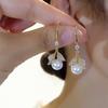Trend Unique Design Exquisite Vintage Zircon Leaf Pearl Earrings Women Jewelry Wedding Party Gifts