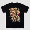 Stray Cats Band Black Cotton T Shirt Full Size S-5XL Unisex T-Shirt