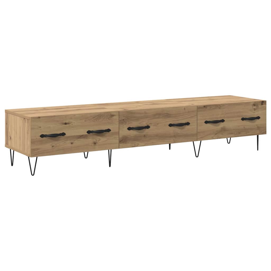 TV Stand Artisan Oak 150 X 36 X 30 Cm Particleboard