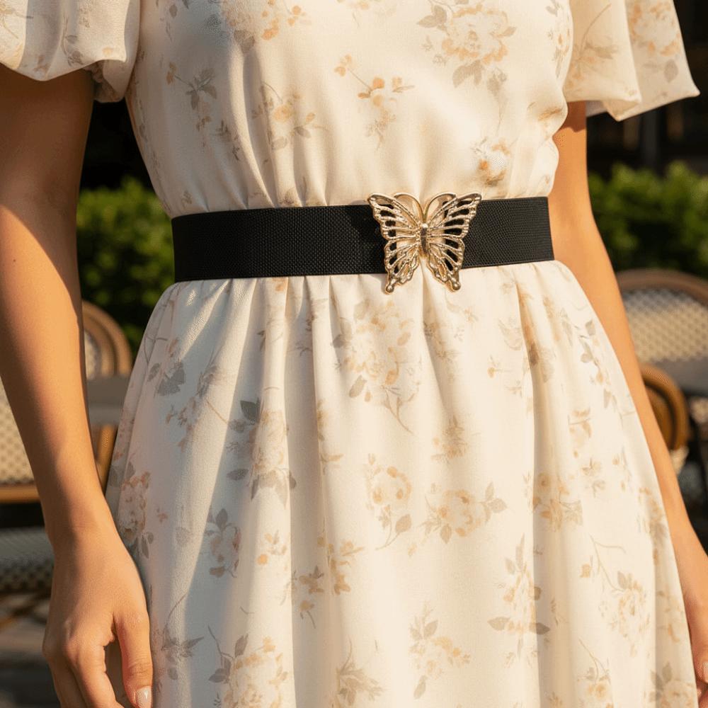 High-quality Women's Belt Hollow Butterfly Decorative Belt Trendy Waist Belt