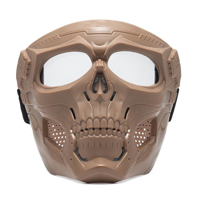 Winddichte Skimaske Totenkopf Motorrad Off-Road Radsport Brille Taktische Gesichtsmaske Outdoor Sport Schutzausrüstung