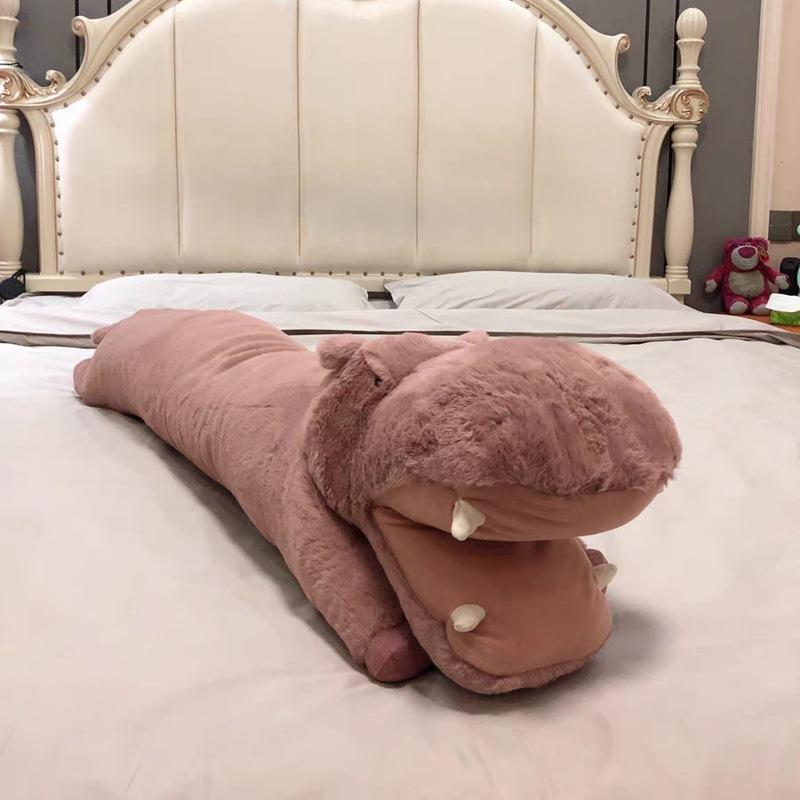 Large Hippo Throw Pillow Plush Toy Doll Dachshund Dog Big Hippo Doll Girl Soothing Ragdoll