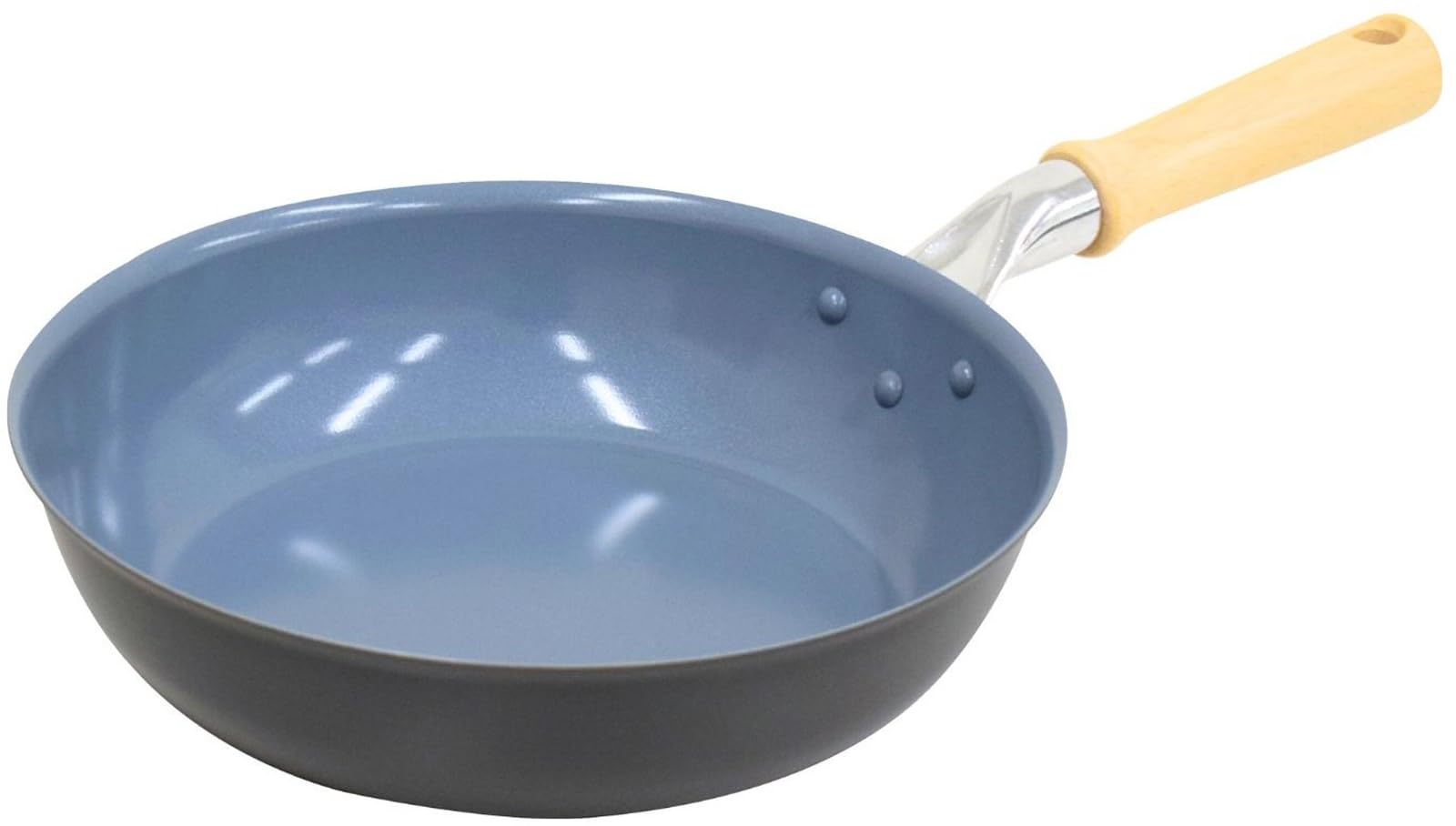 

Urushiyama Metal Industry 24cm Frying Made in Ceramic Lightweight Aluminum Stylish Dark Brown Seraphim Pan, Japan, Heat-Resistant Coating, PFOA-Free, серый