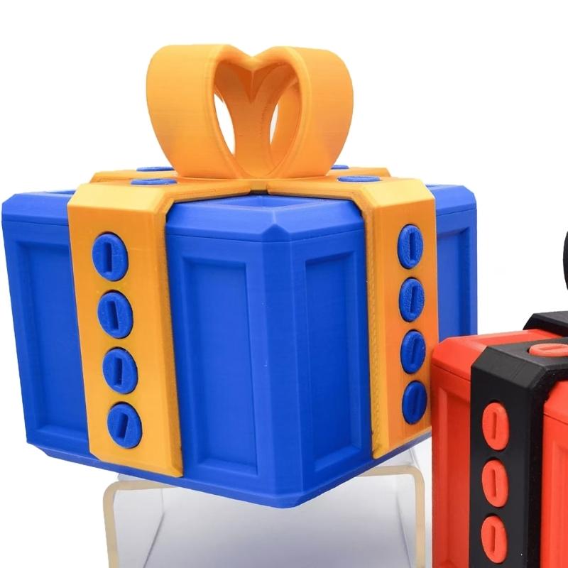 Unique Prank Storage Box 3D Printed Puzzle Box with Screws Prank Gift Box Funny Gift Box Desk Ornament