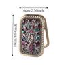 Square Compact Pocket Mirror Retro Double Sided Mirror Portable Peacock Makeup Mirror  Beauty