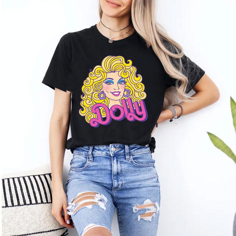 

Dolly Parton Creativity Fashion Tshirt Country Music Graphic T Shirts Vintage Legend Womens Clothes Cotton Printed New InTee XS