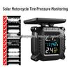 Solar-Powered TPMS for 2-Wheel Electric Motorcycles with External Tire Sensors