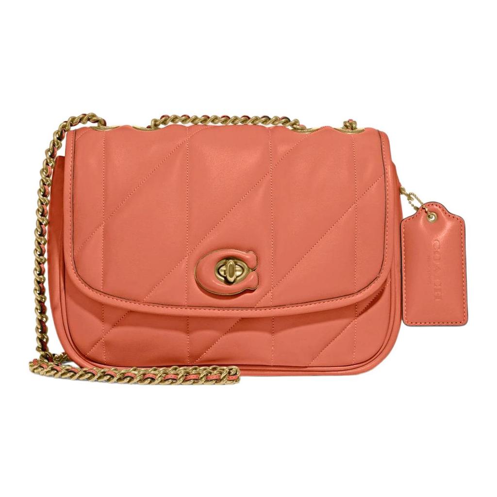 New COACH Pillow Nappa Leather Shoulder Bag, Crossbody Bag Medium Size Women's C8560-B4NOH