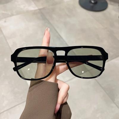 Vintage Luxury Brand Designer Square Sunglasses Women For Men Popular Sun Glasses Punk Fashion Big Frame Ladies Shades Uv400
