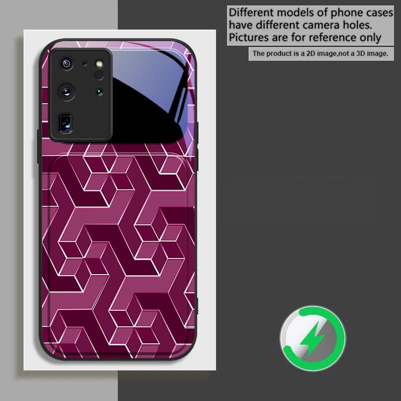 

Абстрактная геометрическая сетка Для Samsung Galaxy S26 Ultra S20 FE S21 S22+ S23 Plus S24 Ultra 25 Edge Для Magsafe Стеклянный чехол для телефона Galaxy S26