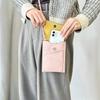 [mauve] Women's Flap Design Smartphone Shoulder Bag, Hands-Free, with Compartments, Adjustable Length, Lightweight, Casual, Small Mini Bag (MPink)