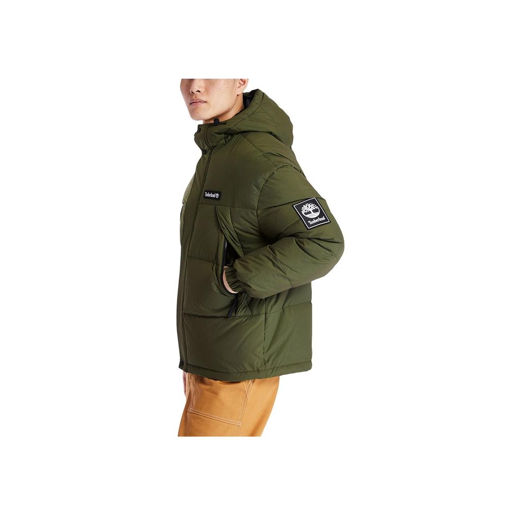 Timberland Outdoor Waterproof Loose Fit Hooded Down Jacket Men Jacket Green A2CDH-A58