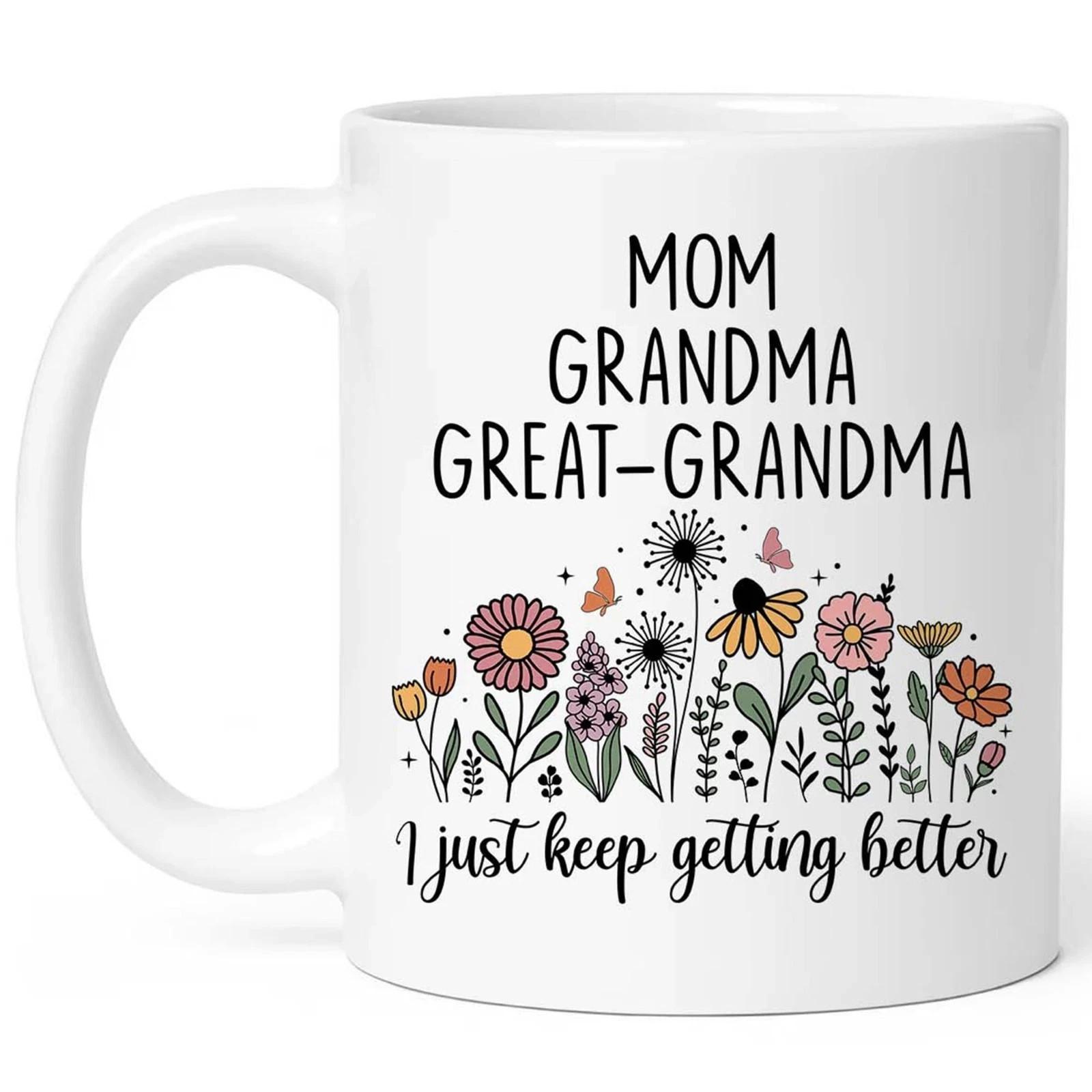 “Promoted to Great Grandma” Coffee Mug – 11oz Ceramic Mug Unisex T-Shirt S