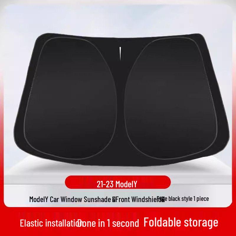 

Tesla Model Y Full-Car Privacy Sunshade: Side Window Camping Curtain with 3-Level Sun Protection