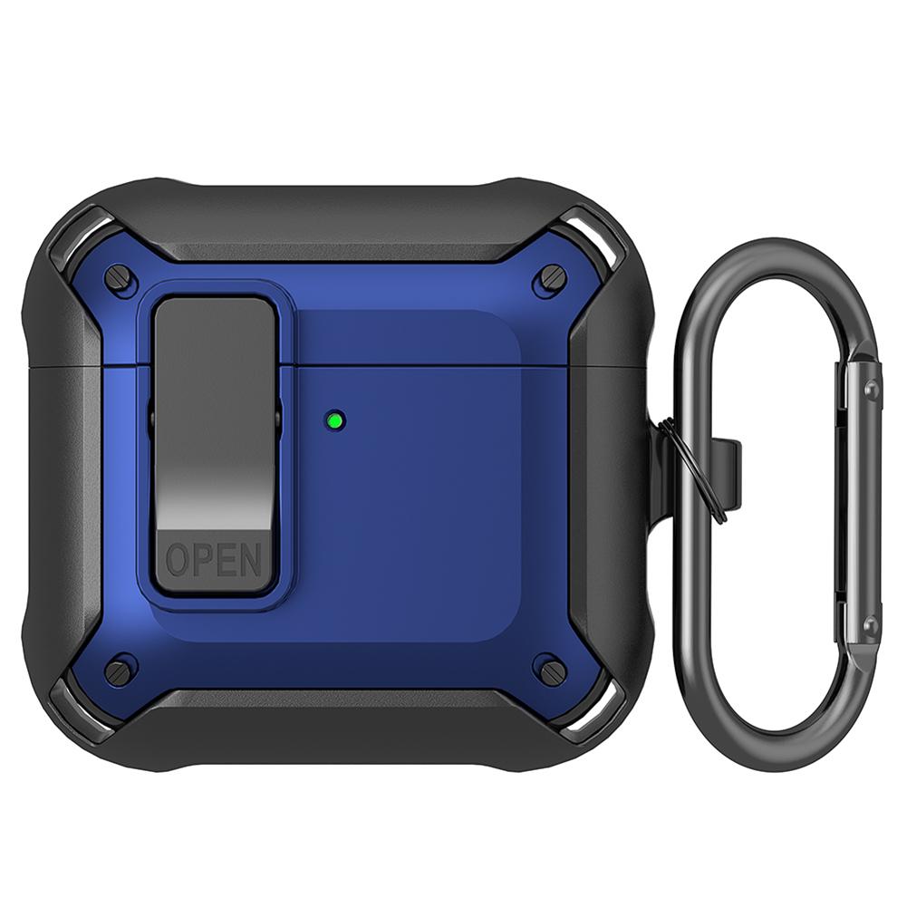 Lock Case for AirPods 4 Protective Case with Carabiner Full Body Protective Cover with Secure Lock Clip for AirPods 4th Gen 2025