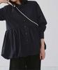 Titibait Collared Hem Balloon Shirt AFXN2098 Large Women's Off-White