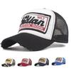 Mode Brief Stickerei Baseball Kappe Für Männer Frauen Sommer Atmungsaktive Mesh Snapback Hut Unisex Hip Hop Trucker Knochen Gorras
