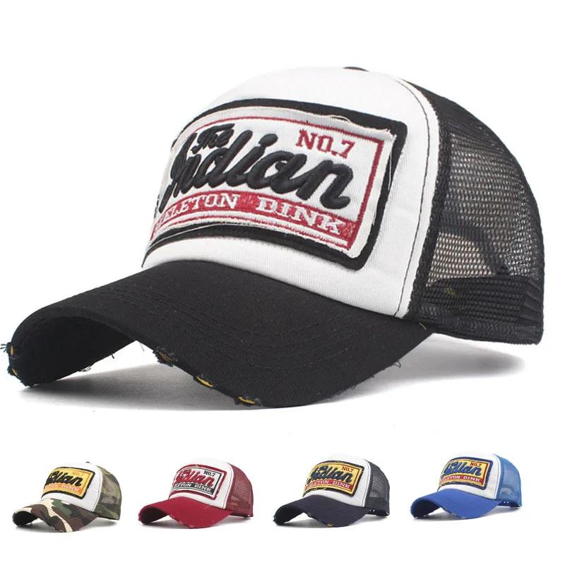 Mode Letter Borduurwerk Baseballpet Voor Mannen Vrouwen Zomer Ademend Mesh Snapback Pet Unisex Hip Hop Trucker Bone Gorras
