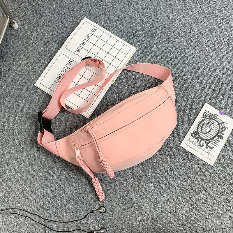 Brusttaschen, Bananentasche für Damen, Sling-Crossbody-Hüfttasche aus Canvas, Lauf-Hüfttasche, lässige Bauchtaschen, Sport-Halbmond-Gürteltasche