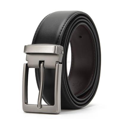 Needle Buckle Men's Belt Real Cowhide Korean Business and Casual Second Layer Cowhide Belt Men's Belt