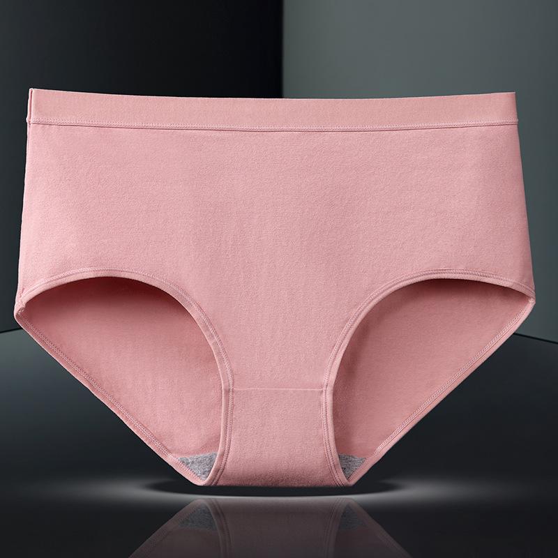 Slip da Donna Taglie Forti Primavera ed Estate Colore Puro Cotone Vita Alta Traspiranti Comodi