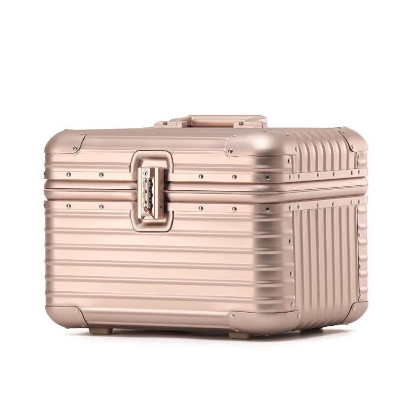 PACKAGE FASHION Durable Aluminum Magnesium Alloy Hand-Carry Luggage 12 inch