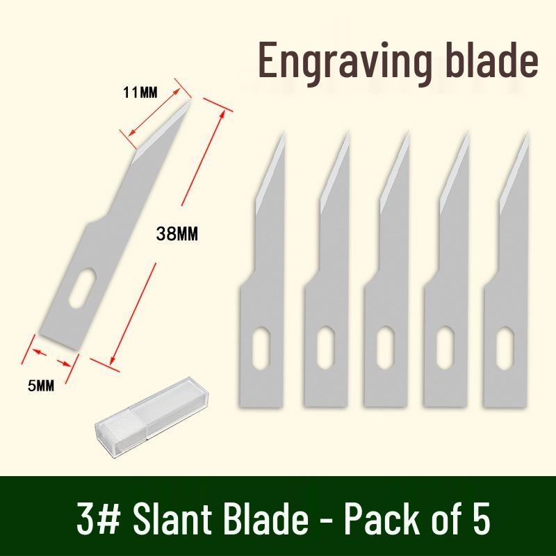 Precision Art Knife for Students - Ideal for Paper Cutting, Stamp Carving & Crafting