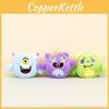 Cute Big Eyed Plush Monster Keychain Short Plush Stuffed Toy For Bags And Gifts