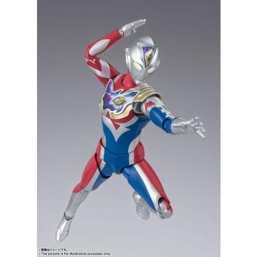 TAMASHII NATIONS S.H.Figuarts Ultraman Decker Flash Type, Approximately 150mm, ABS & PVC, Painted Action Figure, Multicolor