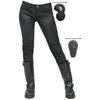 Motorcycle Jeans Racing Shoes Slim Fit Ventilated Mesh Breathable Riding Pants Kneepads Adjustable Up Down