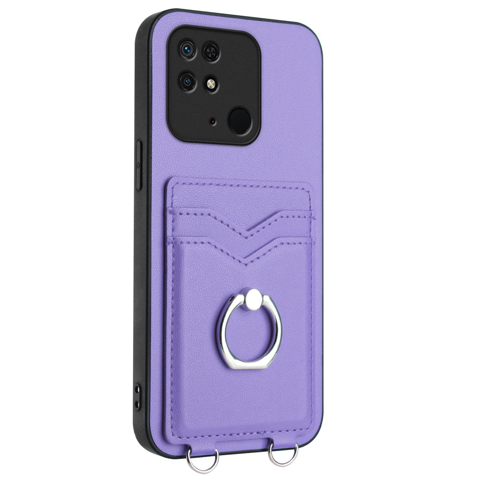 

Держатель для карт, слоты, кольцевой кронштейн, чехол для телефона для Xiaomi Redmi Turbo 3, Poco F6, Civi 4 Pro, Note 13R Pro, Note 13, Note 12, A3, Poco X6, Poco X5 Pro... Xiaomi Redmi Turbo 3 фиолетовый