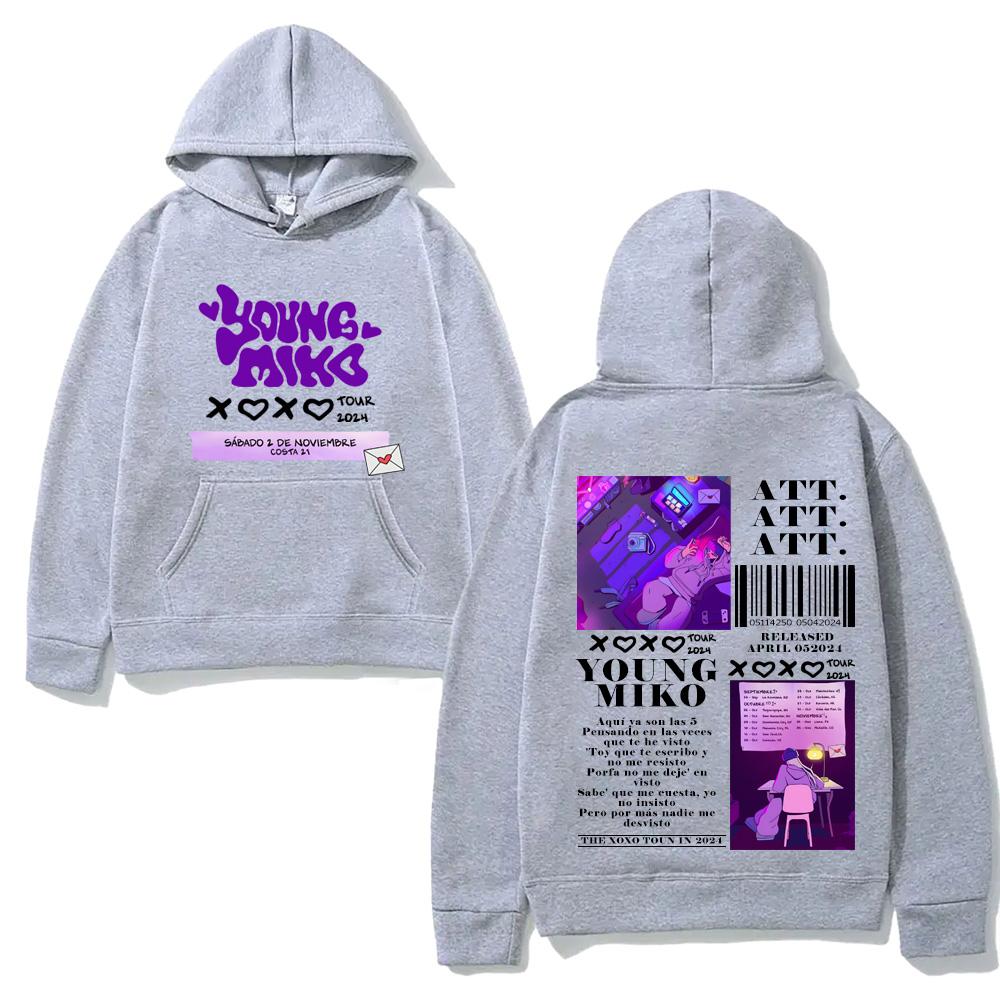 Young Miko Punk Hooded With Hooded Casual Comfortable Sweatshirt Long Sleeve Gothic Clothes Moletom for Autumn Vintage Pullovers